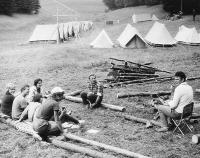 Čtvrtý katolický esperantský tábor v Herborticích v roce 1972 