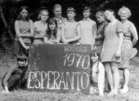 Druhý katolický esperantský tábor v Herborticích v roce 1970 