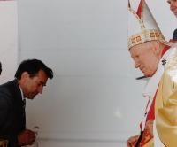 Miloslav Šváček s Janem Pavlem II.