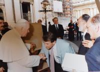 Miloslav Šváček s Janem Pavlem II.