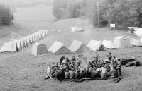 Pátý  katolický esperantský tábor v Herborticích v roce 1974