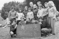Pátý  katolický esperantský tábor v Herborticích v roce 1974