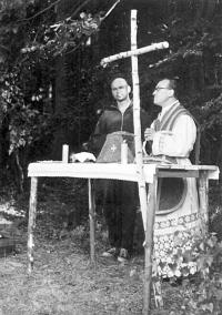 První katolický esperantský tábor v Herborticích v roce 1969