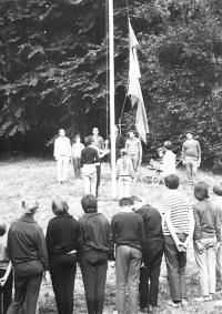 První katolický esperantský tábor v Herborticích v roce 1969