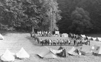 Sedmý katolický esperantský tábor v Herborticích v roce 1977