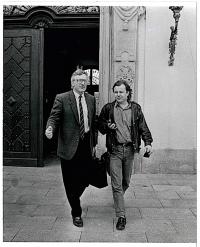 S Václavem Klausem, Zámek Koloděje u Prahy, 1991