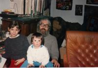 Zsolt Krokovay with his children