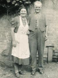Rodiče Jiřiny Jaroměřské, Kanina, 1955