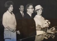 7 - Zuzana Závadová a Jan Závada - svatba 1963