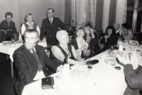 Meeting of the Theather of Olga Putsker,  The 80s Summer Z. Slaby in the front