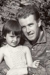 With his doughter Nina about 1959