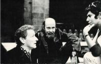 Jean Louis Barrault, Szigeti Károly és Gáspár Zsuzsa, Színházi fesztivál, Bordeaux, 1973