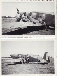 Hynek Zmítko s libanonským letadlem