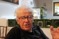 Karel Vošalík při natáčení