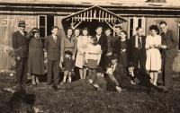 Češi z Boratína usazeni v Chotiněvsi a okolí (cca 1946)