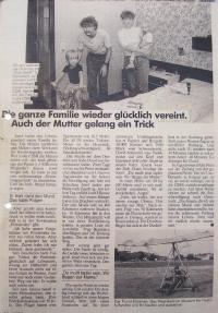 Austrian magazine article about emigration of Hlavaty