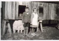 Zdeněk Rerych+jeho sestřenice Miloslava Rerychová 1939