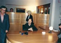 1991 Miroslav Masák, Olga Havlová, Václav Havel