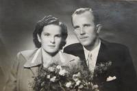 Svatební Fotografie Ludmily a Františka Sedoníka z roku 1951
