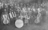 Lubinská kapela asi v roce 1940