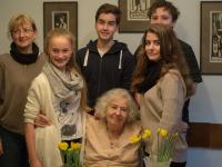 Žákovský tým s Leou Skácelovou