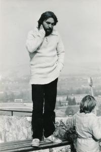 Miroslav Chudej okolo roku 1978 v Trenčíně.