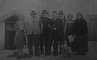 Rodina Eduarda Mahela na počátku 30. let 20. století