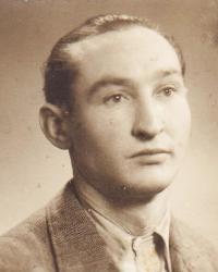 1963 - Matěj Komosný on the photo of the card