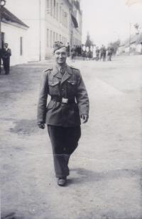 1947 - Matěj Komosný on leave from the army