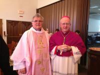 2013 - Petr Esterka and Most Reverend Kevin W. Vann, JCD