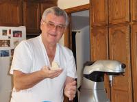 2007 - Petr Esterka preparing the Czech "dumplings"