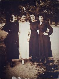 The Stross' sisters - from left Irma, Ada, Zdenka and Malva