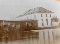 Mlýn v Háji u Třeštiny před vyhořením 