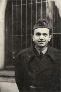 na vojně, v letech 1954-1956