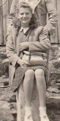Marie Zubíková, 1945