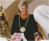 As a wedding registrar in the Old Town Hall, around 1996