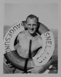 Jan Lorenz na cestě do Austrálie - 1950