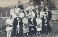 Svatba rodičů Ludvíka a Marie Hurtíkových v roce 1926