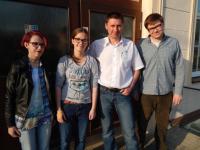 Vladimír Rams se žáky ze ZŠ a MŠ Karlovarský venkov 2016