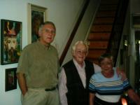 Pamětník s manžely Škvoreckými, 80.léta