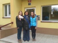 Marie s Adélou a Gábinou na Zahradní městě v Praze, 2013