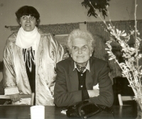 1998 - Marie with Freda M. Blau at the Money or Life conference