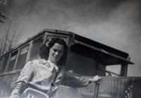 Anitina matka jako konduktorka, Kraslicko, období 2. světové války