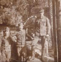 Otec Tomáše Sousedíka Josef v uniformě vojáka první světové války 