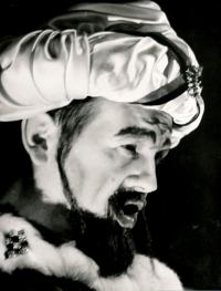 V roli Bajazída (Tamerlán, 1968)