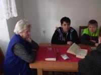 Natáčení rozhovoru pro projekt Příběhy našich sousedů