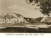 Městys před vytvořením parku, 1952