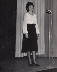 Druhá polovina 60. let -  Hana Kofránková recituje 