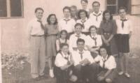 Kolegové z košické skupiny Makabi Hacair, 1947