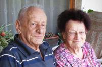 Manželé Mordechaj Livni a Chava Livni. Kiryat Tivon, listopad 2013